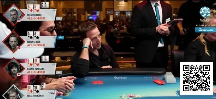 【扑克之星】四家全下！AA、KK、TT、同花，谁是最后赢家？