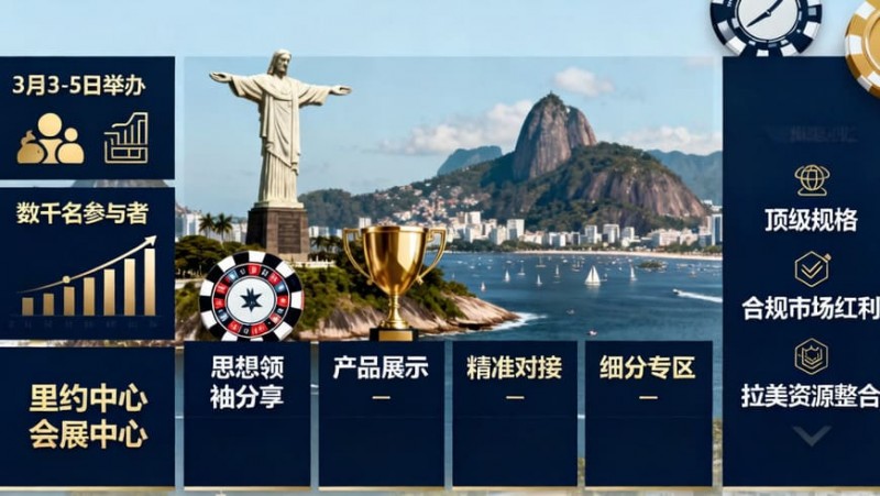 【扑克之星】2026 里约 SBC 峰会重磅登场 数千人共探巴西博彩新机遇