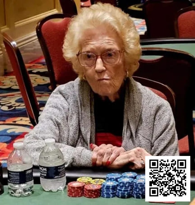 【扑克之星】扑克老奶奶高龄88岁，首次参加千人MTT竟一路打到第14名！