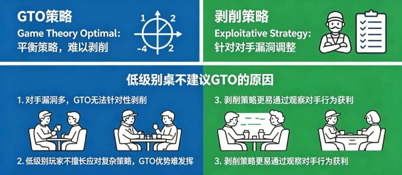 【扑克之星】德州扑克：GTO vs 剥削策略。在低级别桌为什么不建议用GTO？