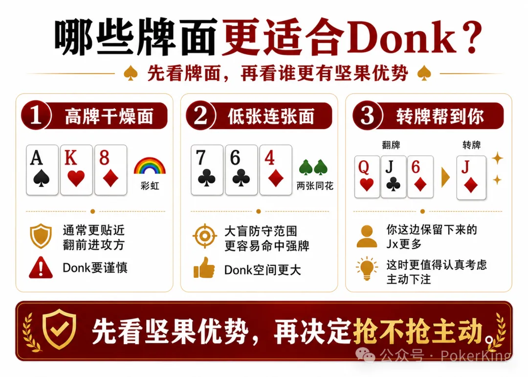 【扑克之星】Donk-Bet什么时候能用？OOP不是只能过牌