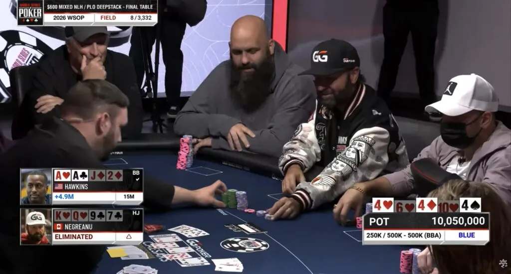 【扑克之星】2026 WSOP快评：600刀混搭赛变成“修罗场”，丹牛撞上霍金斯，葫芦收服同花