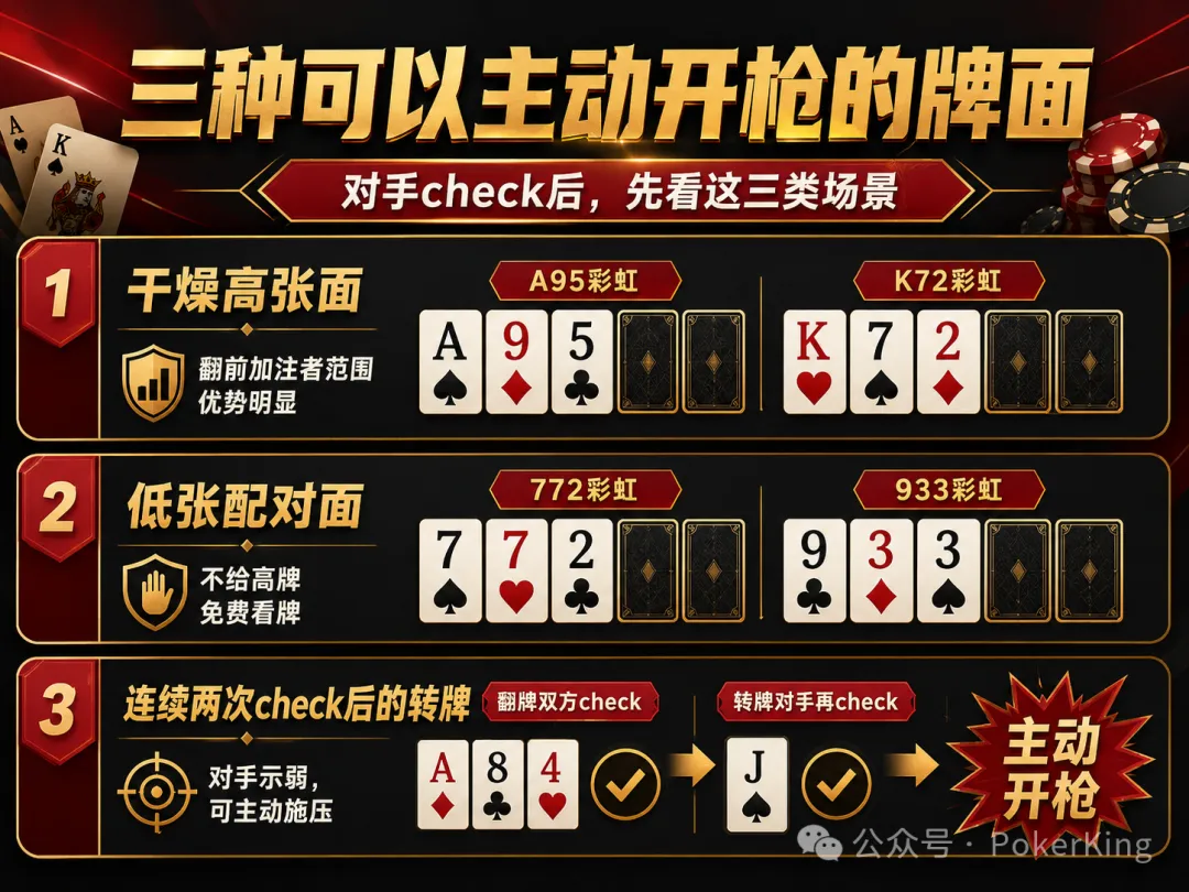 【扑克之星】别再被“免费牌”坑了：翻牌没中，为什么高手反而更敢开枪？