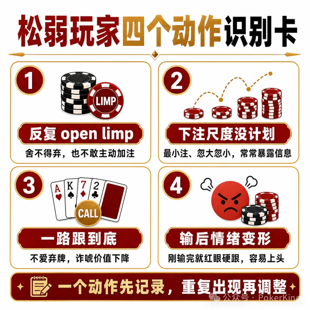 【扑克之星】坐上牌桌,先别急着看牌:四个信号帮你识别桌上的“目标玩家”