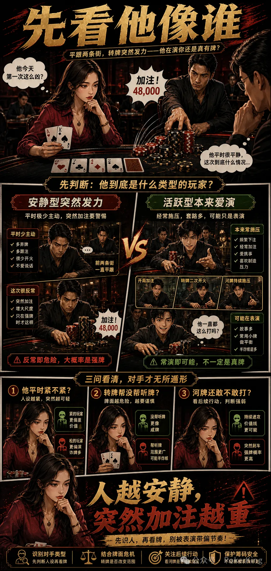 【扑克之星】转牌被加注,到底该不该抓?先看三个破绽再决定