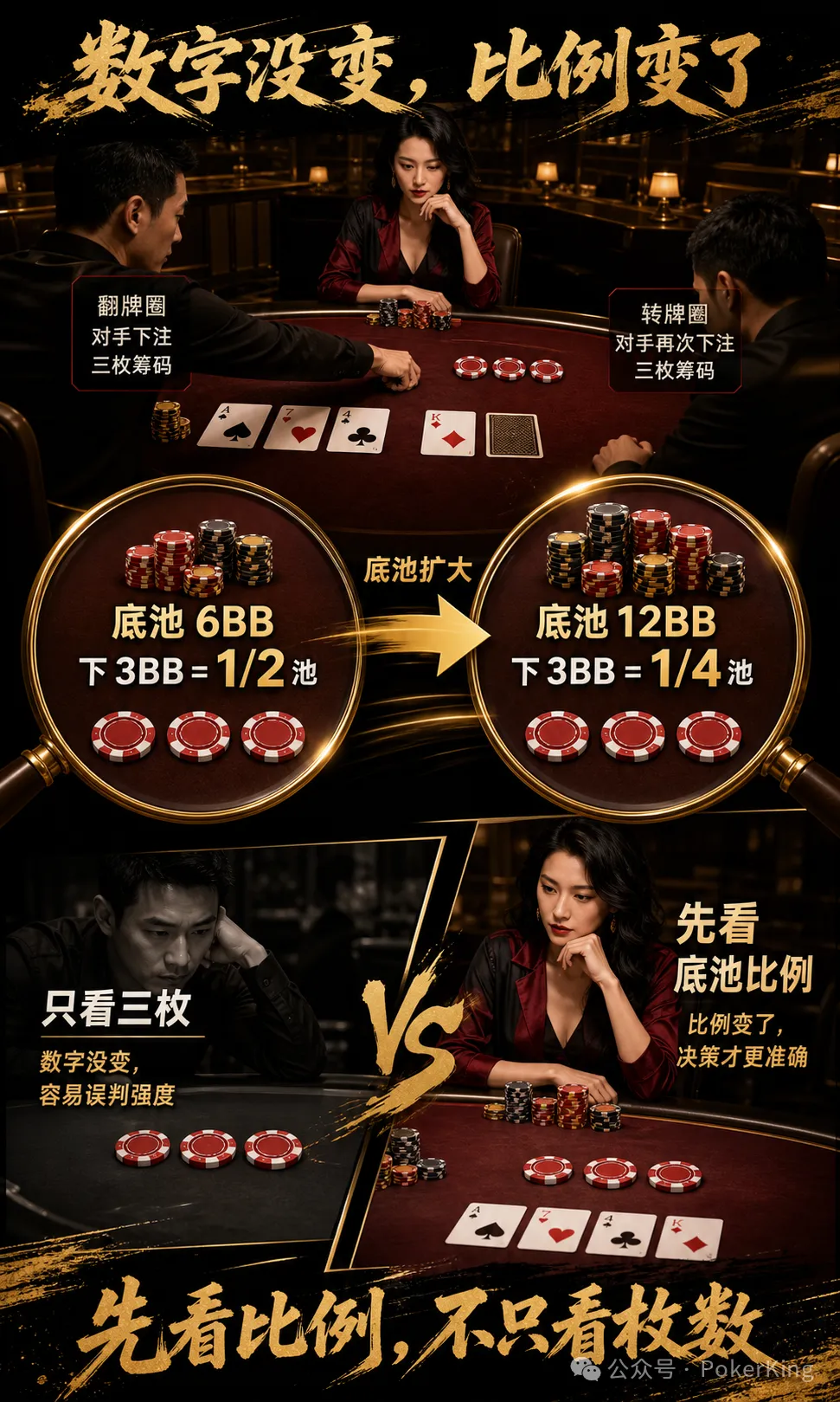 【扑克之星】翻牌转牌同一个数，是“稳”还是“弱”？先查局面变没变
