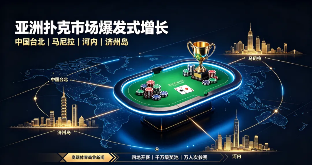 【扑克之星】亚洲扑克市场持续火爆,四站赛事同时开赛热潮再起